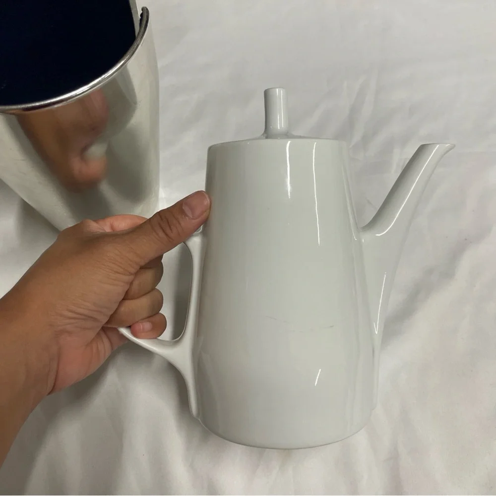 MCM‎ VTG MELITTA 8-80 CERAMIC TEAPOT WITH INSULATING COVER GERMANY, 1960S